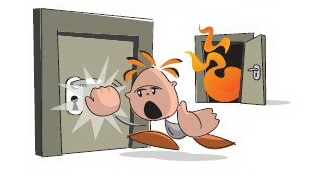 - O požaru v stavbi obvestite tudi druge stanovalce. 